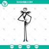 Gentle Jack Skellington SVG, Nightmare Before Christmas design for Halloween celebrations, spooky and whimsical.