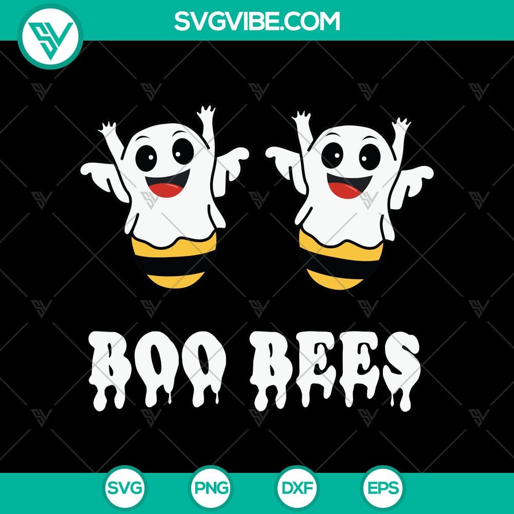 ghost-boo-bees-svg-halloween-svg-scary-svg-oct-31-svg.jpg Ghost Boo Bees SVG with Halloween and Scary elements for Oct 31 celebration, perfect for spooky crafts and decorations.