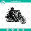 Ghost Rider and Skeleton Raider Halloween themed SVG design, perfect for spooky crafts and decorations.