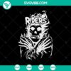Ghost Riders movie themed SVG design with a silhouette of riders, perfect for Halloween projects or fans of the Ghost Rider movie.