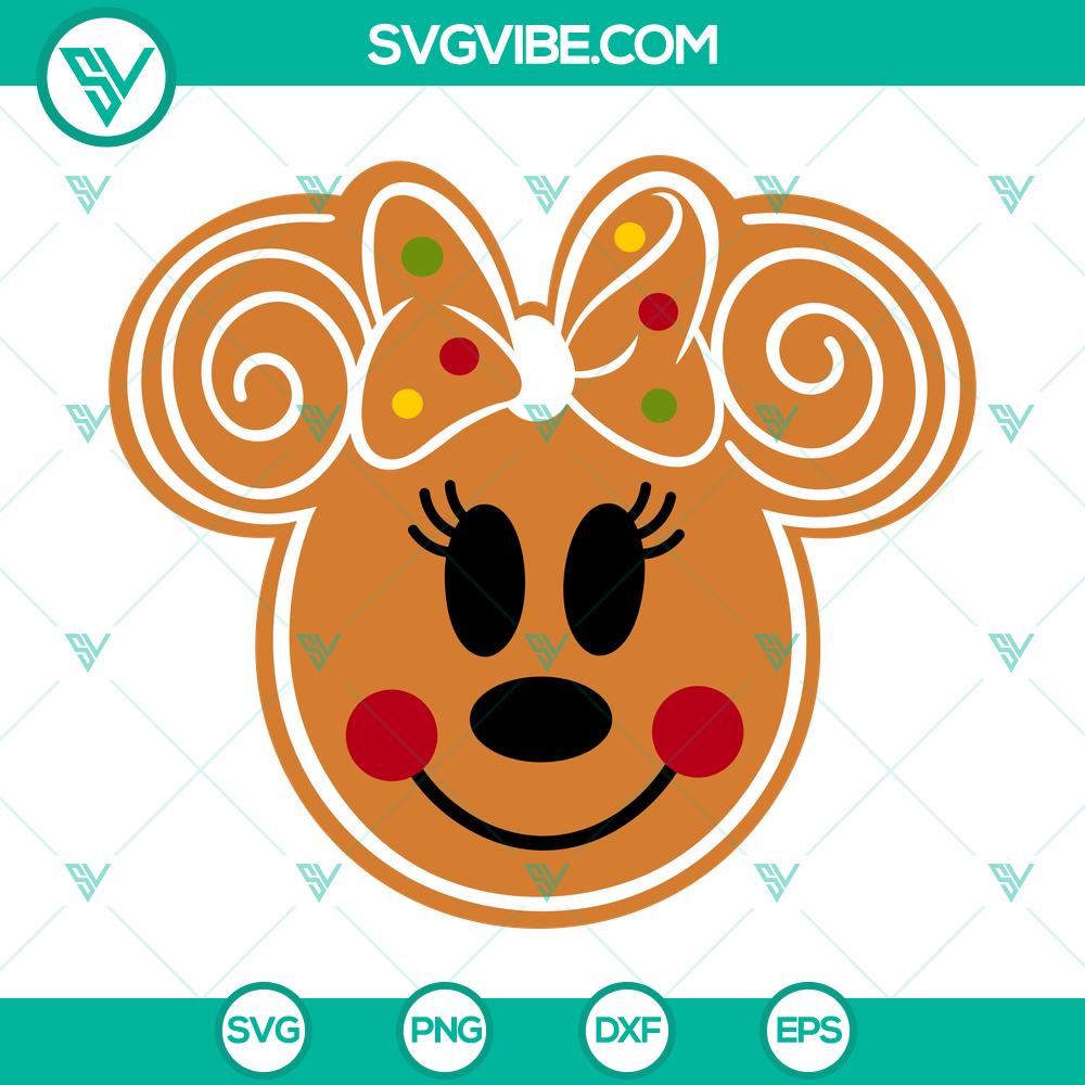 gingerbread-minnie-head-svg-free-svg-daily-freebies-svg.jpg Gingerbread Minnie Mouse head SVG design, free daily SVG download for Christmas crafts.
