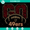 Go 49ers SVG files for San Francisco football fans. Download San Francisco 49ers SVG featuring team logo and designs.