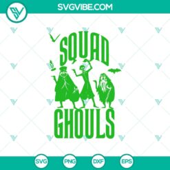 Green Squad Ghouls SVG, The Haunted Mansion SVG, Halloween SVG