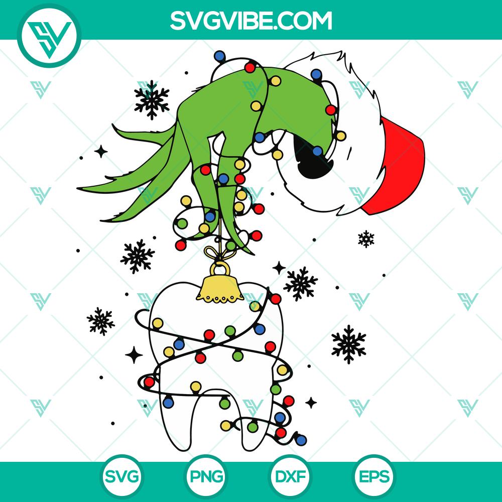 grinch-christmas-dentist-svg-dxf-eps-png-files.jpg Grinch Christmas Dentist themed SVG DXF EPS PNG digital files for holiday crafting projects.