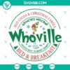 Grinch Welcome to Whoville Bed and Breakfast SVG | Funny Christmas Cut Files 3