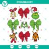 Grinchmas Coquette Bow Christmas SVG | Cute Grinch Holiday Cut Files 2