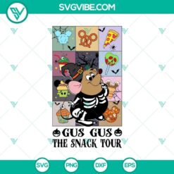 Gus Gus Halloween The Snack Tour SVG DXF EPS PNG Cut Files, Halloween SVG File, Halloween Cricut &amp; Silhouette Designs