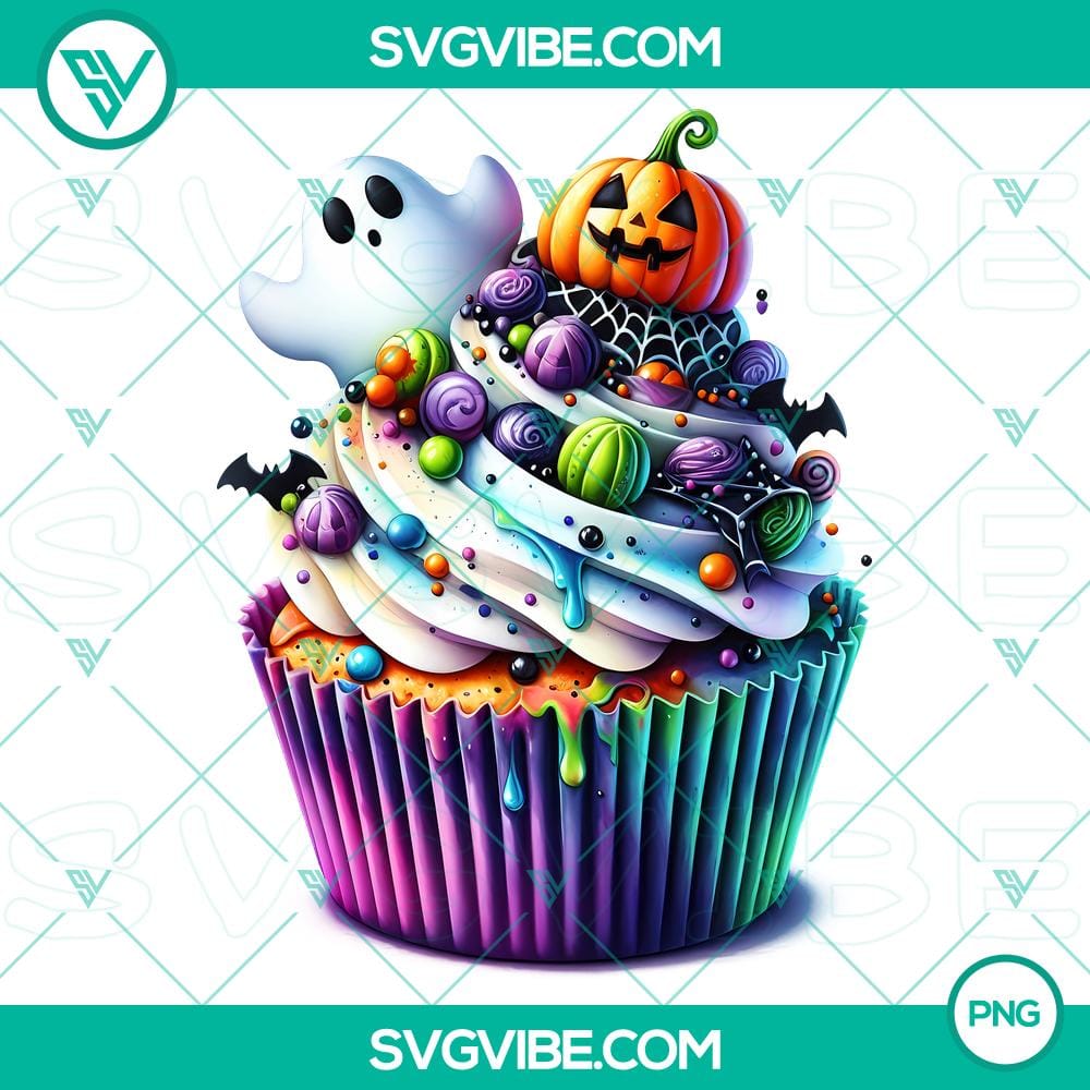 Halloween Cupcake Characters PNG – High-Quality Clipart for Party Decorations and Invitations 10 Cute Halloween cupcake characters clipart for party decorations and invitations, high-quality PNG file.