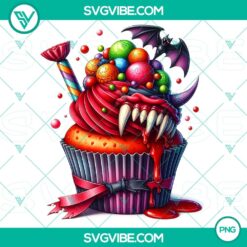Adorable Halloween cupcake characters clipart for decorations and invitations, PNG format. Perfect for party themes.