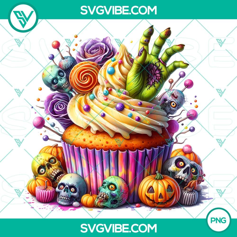 Halloween Cupcake Characters PNG – High-Quality Clipart for Party Decorations and Invitations 35 Halloween cupcake characters clipart for party decorations and invitations, high-quality PNG.