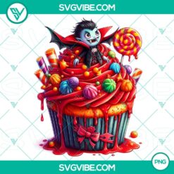 High-quality Halloween cupcake characters clipart in PNG format for party decorations and invites.