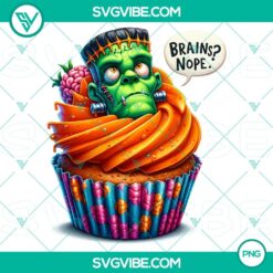 High-quality Halloween cupcake characters clipart in PNG format for party decorations and invitations. Great for spooky themed events!