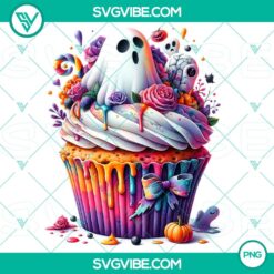 Halloween cupcake characters PNG clipart for party decorations and invitations, high-quality design with 43 unique characters.