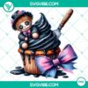 Halloween cupcake characters clipart PNG for party decorations and invitations, 50 high-quality designs.