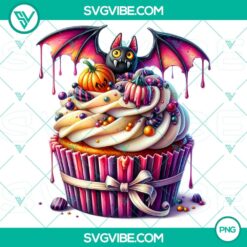 Halloween Cupcake Characters PNG - High-Quality Clipart for Party Decorations and Invitations 56
