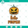Hello Pumpkin SVG design, perfect for Halloween and Fall season. Features Horror, Halloween, and Scary elements. Ideal for spooky projects.