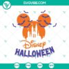 Halloween Mickey Castle and Mickey Head SVG design, perfect for Disney Halloween crafts and Mickey And Minnie themed projects.