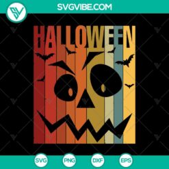 Vintage Halloween Pumpkin SVG design for festive projects with a nostalgic touch.