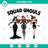 Halloween Squad Ghouls SVG DXF EPS PNG Cut Files for Cricut & Silhouette. Spooky Halloween Designs for Crafting.