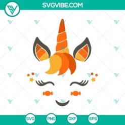 Spooky Halloween Unicorn SVG design perfect for crafts, shirts, and decorations. Great for Halloween projects.