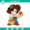 Disney Halloween SVG featuring a witch, poison apple, Mickey, and Minnie. Perfect for Halloween crafting.