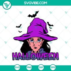 Spooky Halloween witch SVG design, perfect for scary Halloween projects.