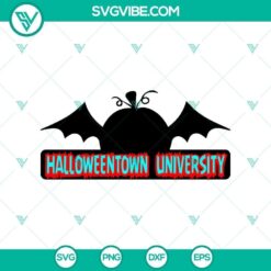 Halloweentown University SVG design featuring Halloween, scary, and horror elements for crafting and digital projects.