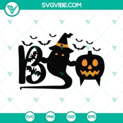 Happy Halloween SVG, Bat SVG, Jack O Lantern Pumpkin SVG, Boo SVG