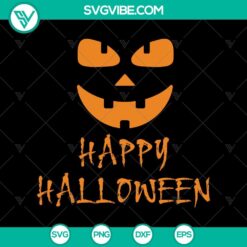 Happy Halloween SVG with scary theme for Oct 31 celebration.