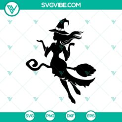 Happy Halloween SVG featuring Witch Broomstick design, perfect for Halloween crafts.