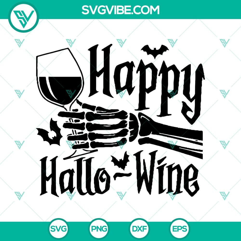 happy-hallowine-skull-hand-svg-skeleton-svg-scary-halloween-svg.jpg Happy Hallowine Skull Hand SVG featuring a Skeleton design perfect for Scary Halloween crafts and decorations.