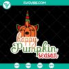 Happy Pumpkin Season SVG with Halloween horror and scary theme for spooky Halloween designs.