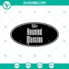 Haunted Mansion Sign SVG with Halloween elements like Boo and Witch, spooky design perfect for your digital printables.