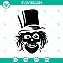 Spooky Halloween haunted skull SVG with witch and boo elements, perfect for holiday crafts and decorations.