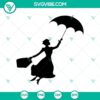 Spooky Halloween themed Haunted Umbrella SVG with Boo, Witch elements - perfect for crafts and DIY projects.
