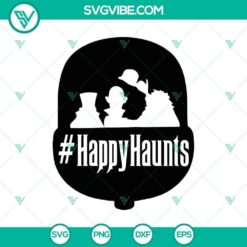 Spooky haunted wagon Halloween SVG design with witch and boo elements for crafts and decorations.
