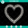 Heart skeleton SVG design with Halloween and scary elements, perfect for spooky-themed crafts and decorations.