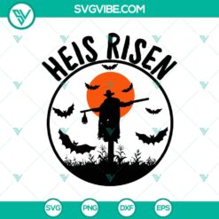 Heis Risen SVG featuring Halloween and Horror elements like Bat, ideal for spooky crafting projects.