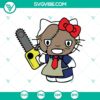 Hello Kitty Leatherface SVG, Horror, and Halloween theme for your digital projects.