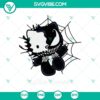 Hello Kitty Venom SVG featuring a scary and unique Kitty design in shades of Venom. Ideal for Halloween projects.