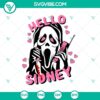 Hello Sidney SVG design with Scream Ghost Calling for Horror Halloween theme.