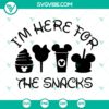 "Snack-themed SVG file set for download - perfect for crafting projects like shirts and mugs. Includes multiple formats."
