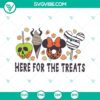 Here For The Treats SVG featuring a funny Disney Halloween design with Walt Disney elements. Perfect for Halloween crafting projects.