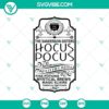 Spooky Hocus Pocus Apothecary SVG design for Halloween, featuring scary and horror elements. Perfect for spooky-themed crafts.