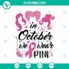 Hocus Pocus Breast Cancer SVG DXF EPS PNG Cut Files for Halloween Cricut & Silhouette Designs.