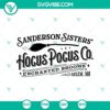 Hocus Pocus Enchanted Brooms SVG with Halloween themes, perfect for crafting projects.