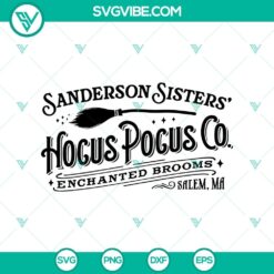 Hocus Pocus Enchanted Brooms SVG, Halloween SVG, Hocus Pocus SVG