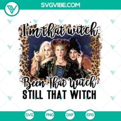 Hocus Pocus Is That Witch SVG with Halloween theme, ideal for spooky craft projects.