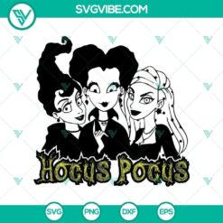 Halloween themed Hocus Pocus SVG design with scary and horror elements, perfect for spooktacular projects.