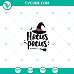 Spooky Hocus Pocus Witch Hat Halloween SVG design for crafting projects. Great for Halloween decorations and apparel.